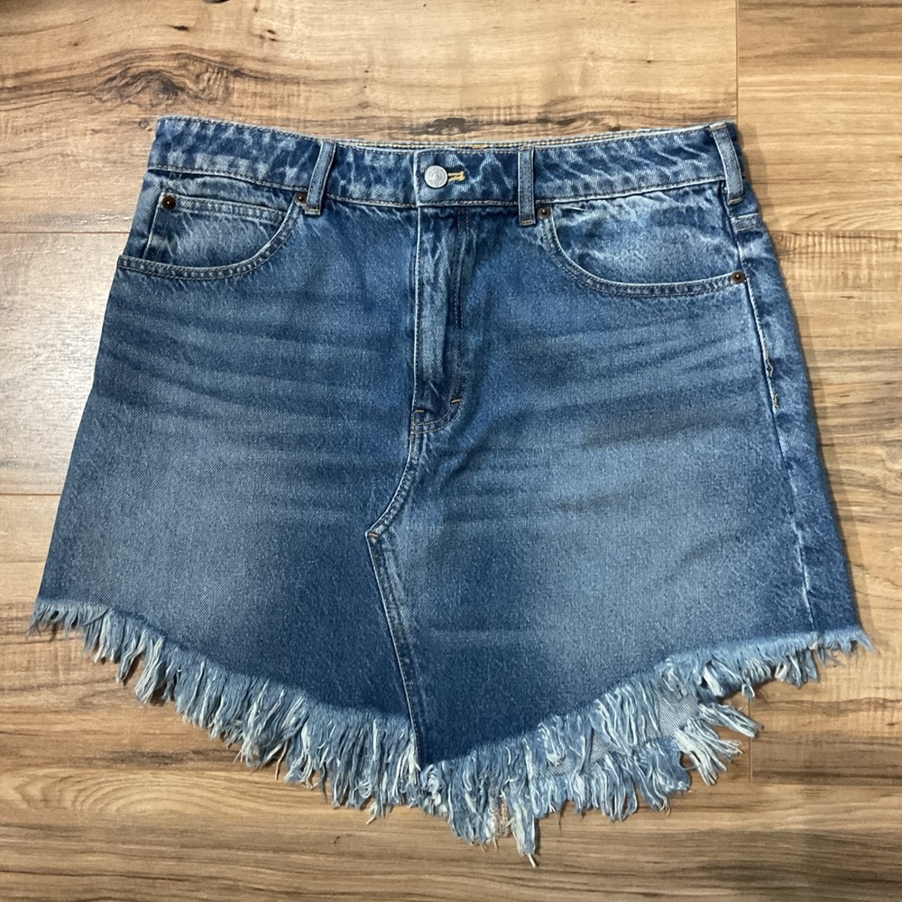 We The Free Mini Denim Skirt